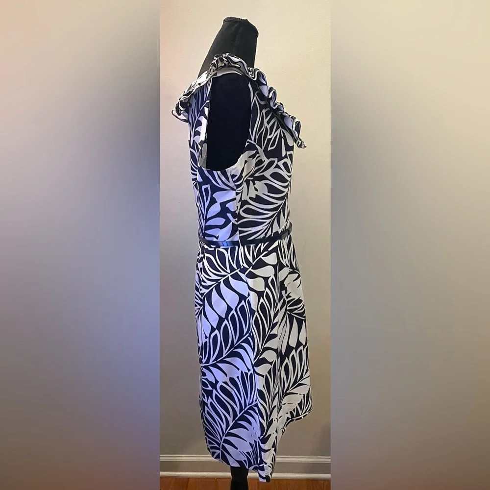 Kate Spade- Black and White Sheath Mini‎ Dress Size 12